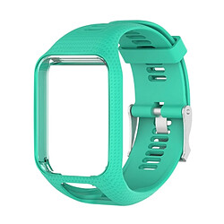 Wewoo Bracelet pour montre connectée Dragonne Sport en silicone la série Tomtom Runner 2/3 Vert menthe