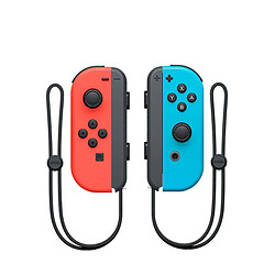 Chrono Manette Joy Pad pour Switch, manette de jeu sans fil avec dragonne compatible avec Nintendo Switch(Rouge Bleu)