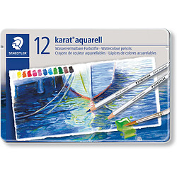 STAEDTLER Crayon aquarellable karat aquarelle, étui de 12 () 