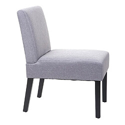 Acheter Mendler 2x chaise de salle à manger HWC-F61, fauteuil lounge, tissu/textil ~ gris