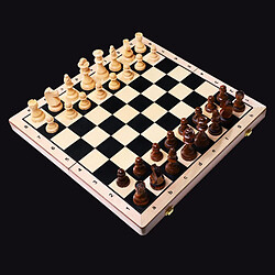 Pliante En Bois Jeu d'échecs avec Étui de Rangement Voyage Jeu, Échiquier Jeu Pliable Échiquier Portable pour Voyage pas cher