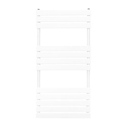 Monstershop Radiateur Sèche-Serviettes à Panneau Plat – 1200mm x 600mm – Blanc