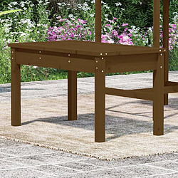 Avis Maison Chic Banc de jardin | Banquette de jardin | Chaise Relax marron miel 80x44x45 cm bois de pin massif -MN15763