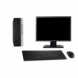 PC HP ProDesk 600 G3 SFF Ecran 27" i5-6500 RAM 32Go SSD 480Go Windows 10 Wifi - Occasion