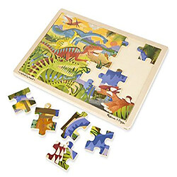 Melissa & Doug - 19066 - Puzzle En Bois - Dinosaures