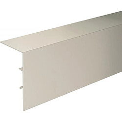 Mantion Bandeau de finition cacherail SAF Evolution fixation plafond longueur 3000 mm avec 3 clips de fixation sur rail