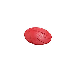 YP Select Jouets interactifs de soucoupe volante en caoutchouc de formation d'animal familier, jouet de chien d'eau flottant rouge S