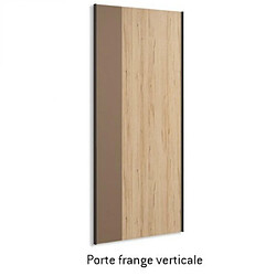 Avis Inside 75 Armoire 3 portes coulissantes frange verticale 206,2x220 caisse Legend façade Luxor Gris Laquée