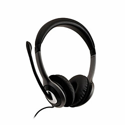 Avis Casques avec Microphone V7 HU521 Noir Argenté