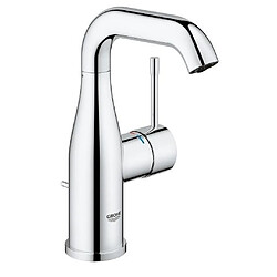 GROHE Mitigeur lavabo monocommande 1/2 Lavabo Essence 23462001- Bec pivotant - Limiteur de température - Economie d'eau - Chrome GROHE - Mitigeur monocommande lavabo Taille M Essence, chrome