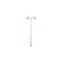 Boutica-Design Lampadaire exterieur GALVANISE OSLO 2X57W Max 238cm