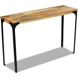 vidaXL Table console Bois de manguier 120 x 35 x 76 cm