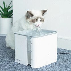 Universal Répartiteur d'eau automatique pour chat de compagnie Alimentation de l'eau courante Fontaine pour chat Bol de boisson Répartiteur d'eau électrique pour chat et chien | Fournitures d'arrosage pour chat (gris)