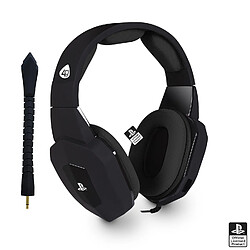 Casque audio gamer stéréo Playstation 4Gamers PRO4-80 Noir soft touch sous Licence Officielle pour PS4 et PS5