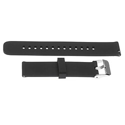 vhbw bracelet L compatible avec LG Watch Sport montre connectée - 12.2cm + 8.5cm silicone noir 