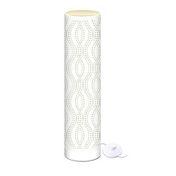 Sudtrading Lampadaire en plastique - Hauteur 119 cm - Blanc