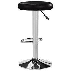 Acheter vidaXL Tabourets de bar lot de 2 noir similicuir