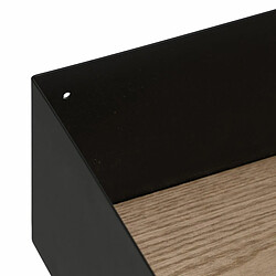 Avis BigBuy Home Étagère Marron Noir Bois Fer 60 x 12 x 15 cm