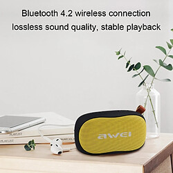 Avis Wewoo Mini enceinte Bluetooth noir et jauneY900 Mini Portable Sans Fil Haut-Parleur Réduction de Bruit Mic, Soutien TF Carte / AUX + Jaune