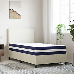 vidaXL Matelas à ressorts ensachés dureté moyenne 80x200 cm