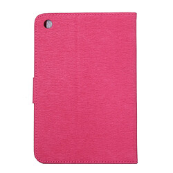 Avis Wewoo Smart Cover Magenta pour iPad mini 3 fleurs pressées motif papillon flip horizontal étui en cuir PU avec boucle magnétique et titulaire fentes cartes porte-monnaie