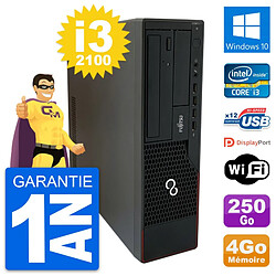 PC Fujitsu Esprimo E910 DT Intel i3-2100 RAM 4Go Disque 250Go Windows 10 Wifi · Occasion 