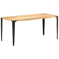 vidaXL Table de salle à manger 160x80x76 cm Bois de manguier solide