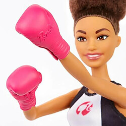 Acheter Mattel Barbie Série You Can Be Anything Poupée Brunette Boxeuse avec des Gants Multicolore