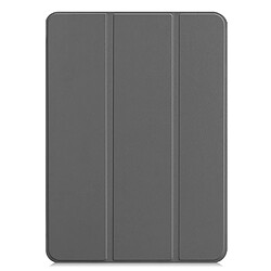 Etui en PU Triple gris pour votre Apple iPad Pro 11-inch (2018)