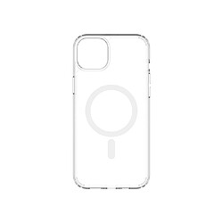 QDOS Coque pour iPhone 14 Plus Hybrid Force avec Snap Compatible MagSafe Transparent