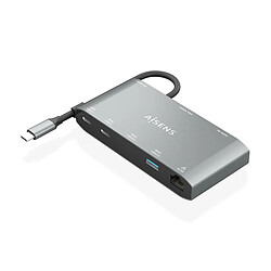 Hub USB Aisens ASUC-8P010-GR Gris (1 Unité)