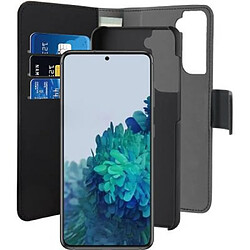 PURO Étui pour Galaxy S21 Plus 5G Folio 2 en 1 avec Coque Magnétique et Porte-cartes Noir