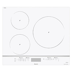 Table de cuisson induction 60cm 3 feux 7400w blanc - spi9544w - SAUTER