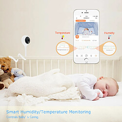 Universal Affichage de la température Jouer la berceuse HD Mini IP Caméra sans fil Sécurité CCTV Bébé Caméra Bébé Moniteur Application