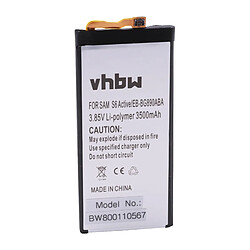 vhbw Li-Polymer Batterie 3500mAh (3.85V) pour téléphone portable Smartphone Samsung Galaxy S6 Active, Active LTE-A comme EB-BG890ABA. 