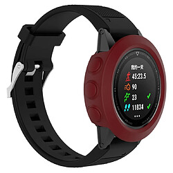 Wewoo Boîtier de montre Étui de protection en silicone Smart Watchhôte non inclus pour Garmin Fenix 5 rouge foncé 