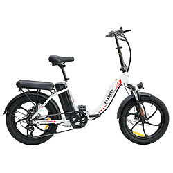 FAFREES F20 Vélo Électrique 20 pouces Cadre Pliant E-bike - Blanc