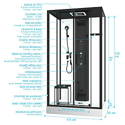 Acheter Aurlane Cabine de douche rectangle