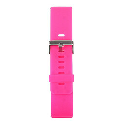 Avis Wewoo Bracelet Magenta pour Watchband Blaze Watch Oblique Texture Silicone de montre, Grande taille, Longueur: 17-20cm