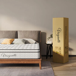 Vesgantti Matelas Boxtop 100x200cm, 26cm d'Épaisseur, Ressorts Ensachés + Mousse à Mémoire de Forme pas cher