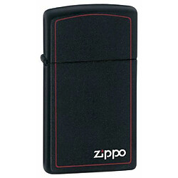 Zippo 50810620 Briquet Black Mat with Red Border 3,5 x 1 x 5,5 cm