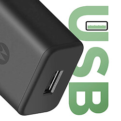 Chargeur Secteur Motorola Original, USB TurboPower 15W Noir pas cher