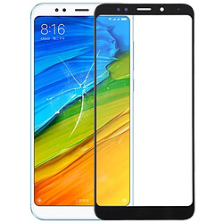 Wewoo Écran avant lentille en verre pour Xiaomi Redmi 5 Plus (noir)