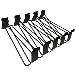 Sandberg Hooks for Alu Slatwall 10-Pack Retail Display Stand Accessories