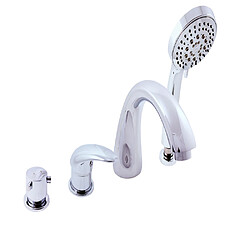 Maison De La Tendance Mitigeur baignoire DANUBE 4 trous en chrome