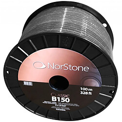 Bobine de câble speaker noir 2 x 1.5 mm² (100 m) NorStone