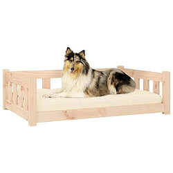 Avis Maison Chic Niche Lit pour chien | Panier couchage pour chien 95,5x65,5x28 cm bois de pin solide -GKD90644