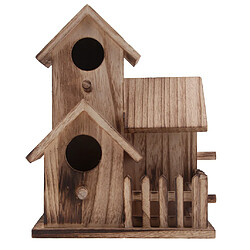 maison d'oiseau nid dox maison en bois nichoir maison d'oiseaux en bois décor de jardin 2 Boîte à oiseaux Nest House