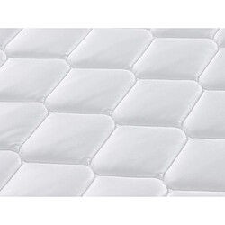 Acheter Vente-Unique Ensemble 160 x 200 cm sommier coffre blanc + matelas ressorts et mémoire de forme ép.15cm - WOLKENLOS de MORGENGOLD