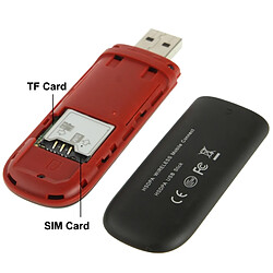 Wewoo Routeur 3G 7.2Mbps 3G USB 2.0 sans fil Modem / HSDPA USB Stick, carte TF de soutien, signe de livraison aléatoire